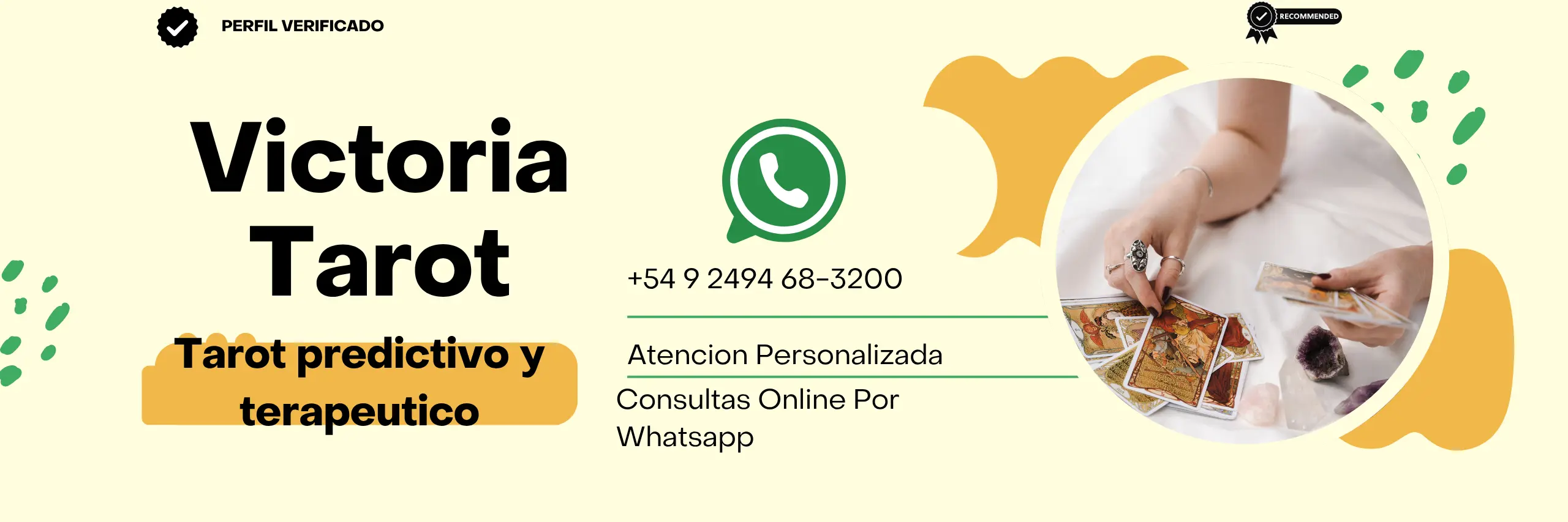 Victoria Tarot - Tarot predictivo y terapeutico